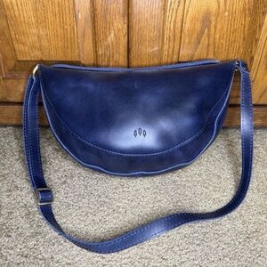 PORTLAND LEATHER Goods Koala Sling Large Premium Leather Cobalt